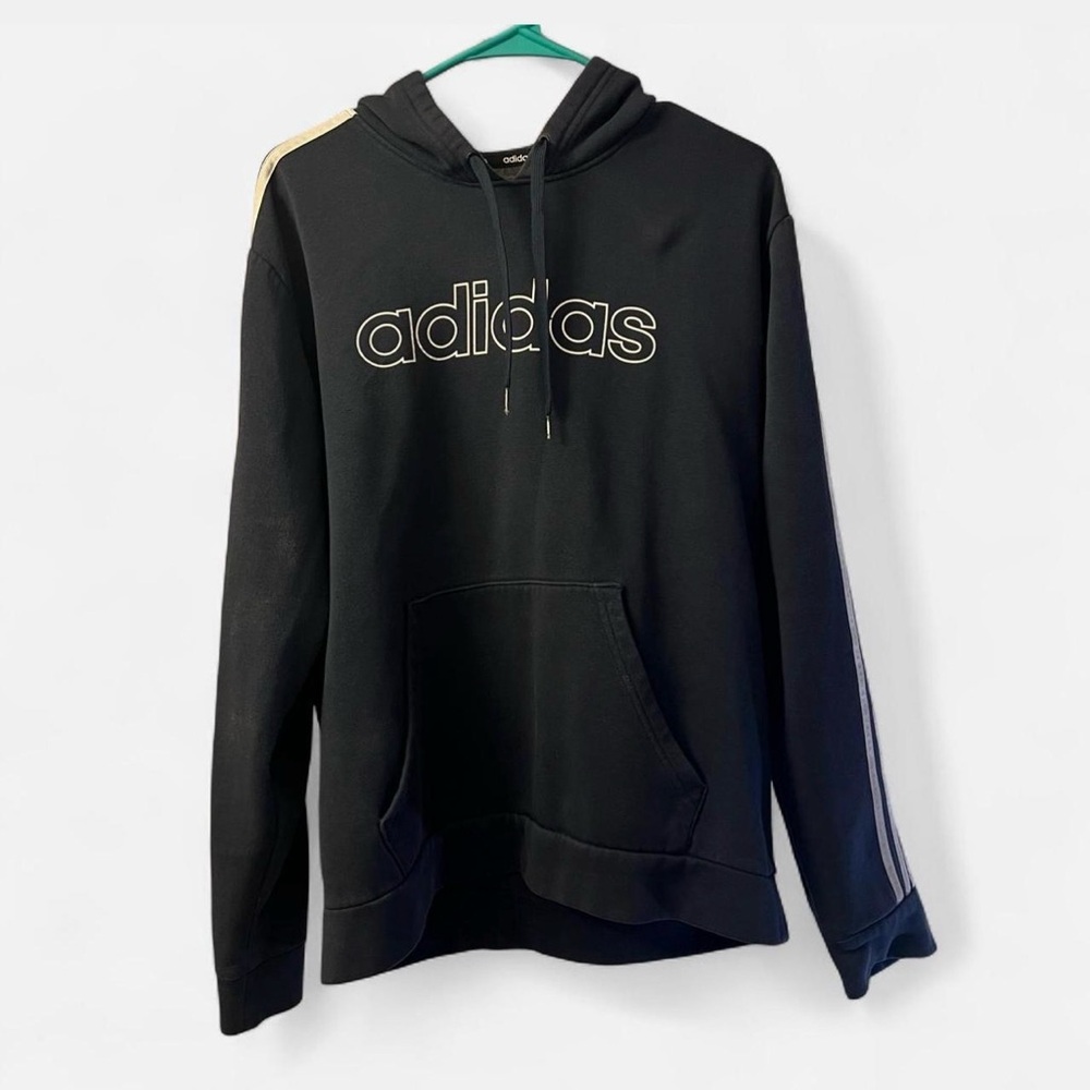 Adidas Vintage Design Dark Blue Hopdie with‎ Signature lines